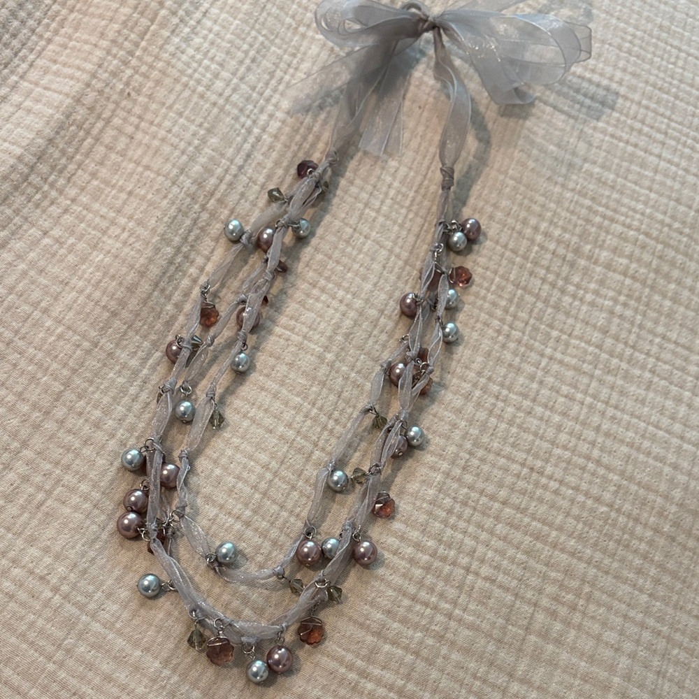 Elegant Multi-Strand Pearl Necklace